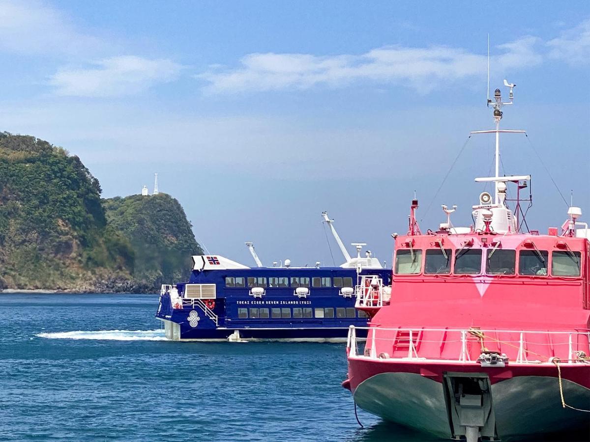 癒楽 伊豆大島 Vandrarhem Exteriör bild